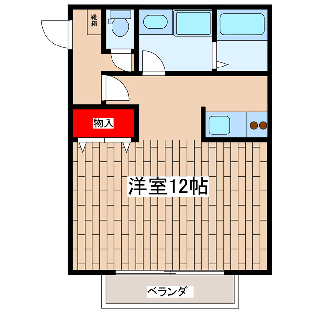 塩谷郡高根沢町宝石台のマンションの間取り