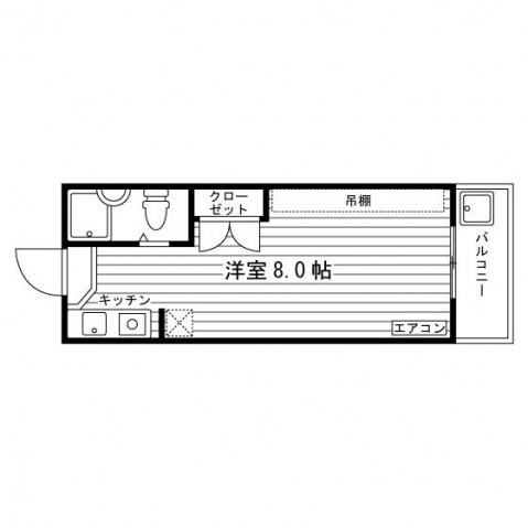 ルレヴェ・ナミカワ２の間取り