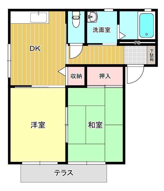 ヴィラ妙楽寺IIの間取り