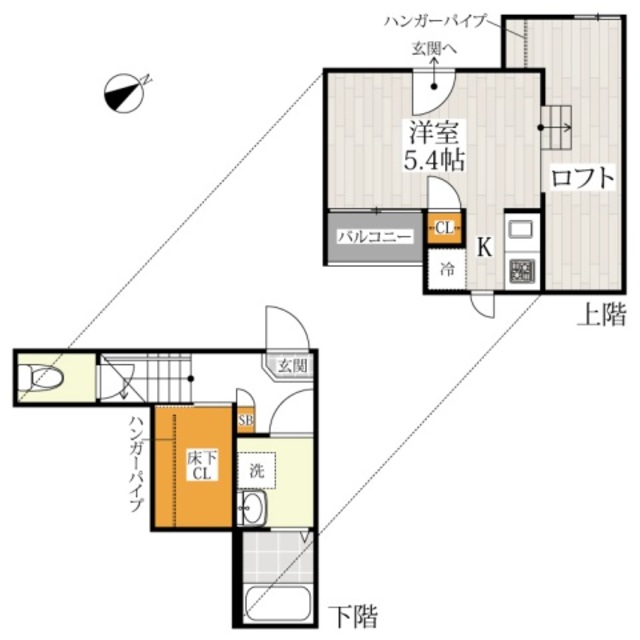 ＣＢ鳥栖アジュールの間取り