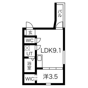 プリシェール港陽の間取り