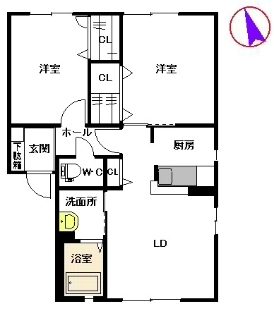 グランシャリオの間取り