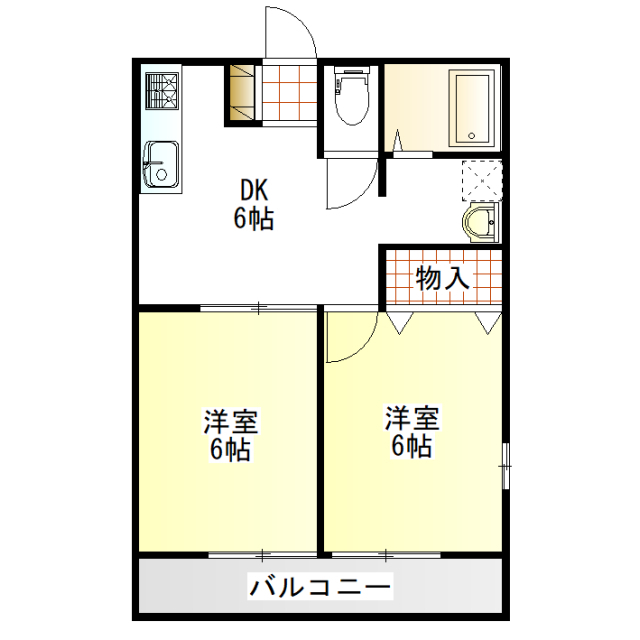 グリーングラスの間取り