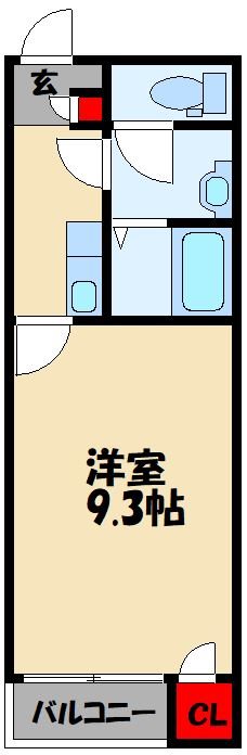 クレイノ堀池の間取り