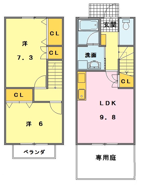 ジュエル浄水の間取り