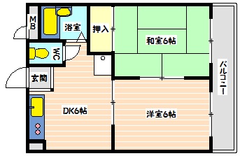 メゾン長尾の間取り