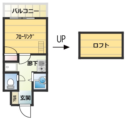 COMODO和白丘B棟の間取り