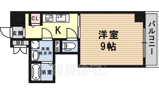 名古屋市中村区則武のマンションの間取り