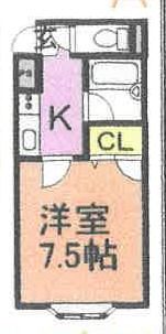 亀岡市曽我部町南条のマンションの間取り