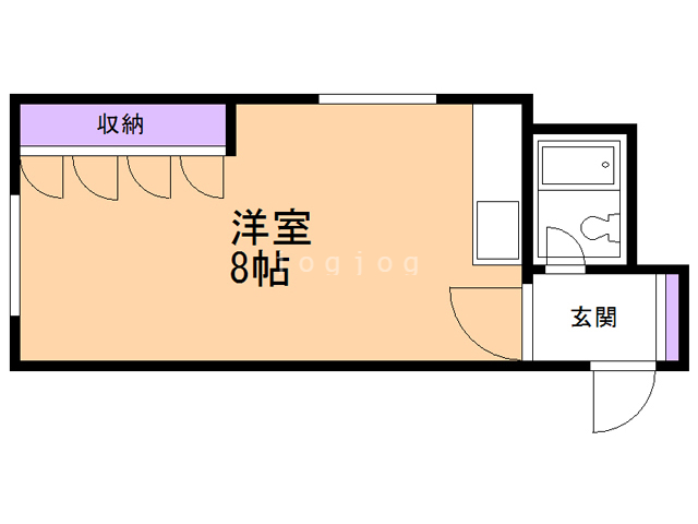 【ウエスト・ナガハシの間取り】