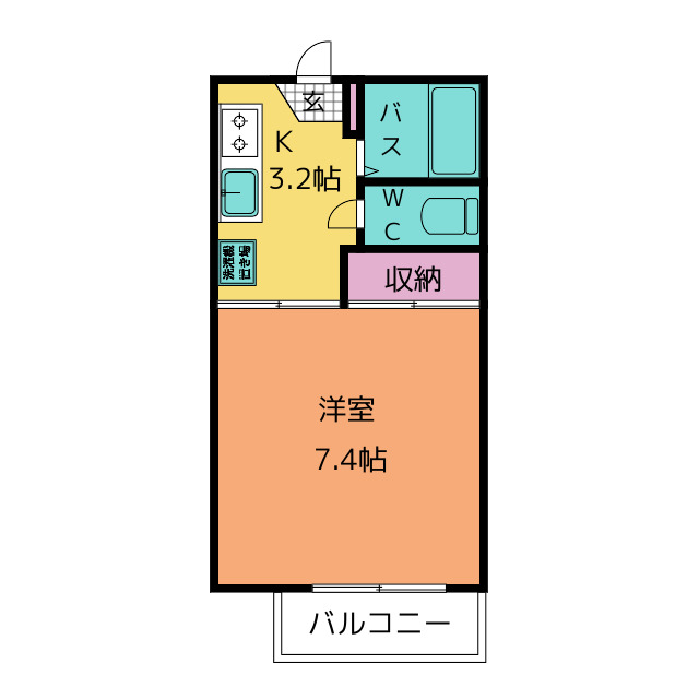 ファミールＫの間取り