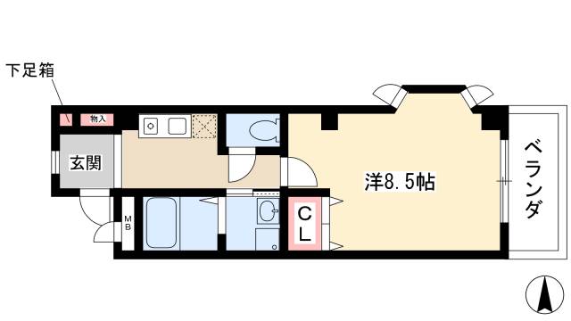 メゾン　ド　ソワの間取り