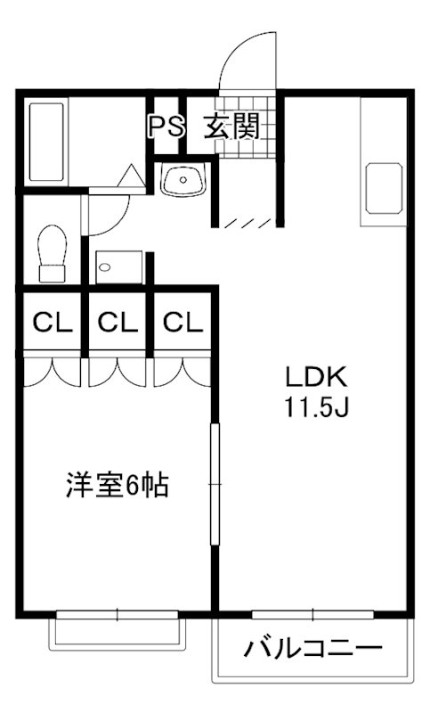 ハイツ平田Iの間取り