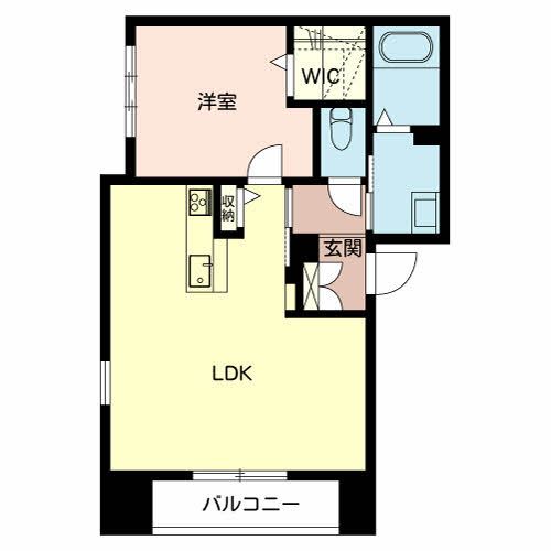 福知山市厚中町のマンションの間取り