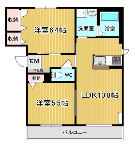 ヴィルシャッツの間取り