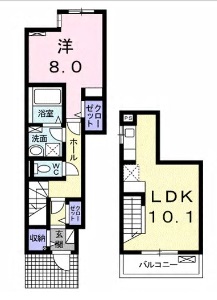 【ウエストビレッジ　IIの間取り】