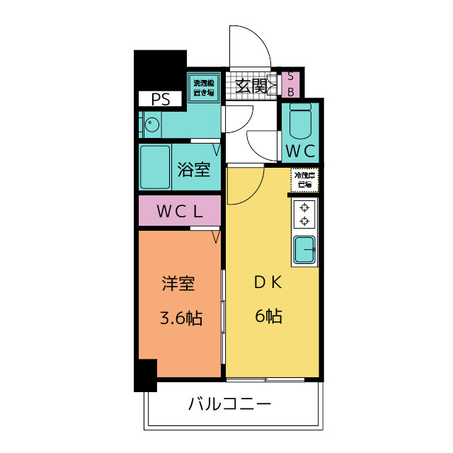 メイクスＷアート名駅南IIIの間取り