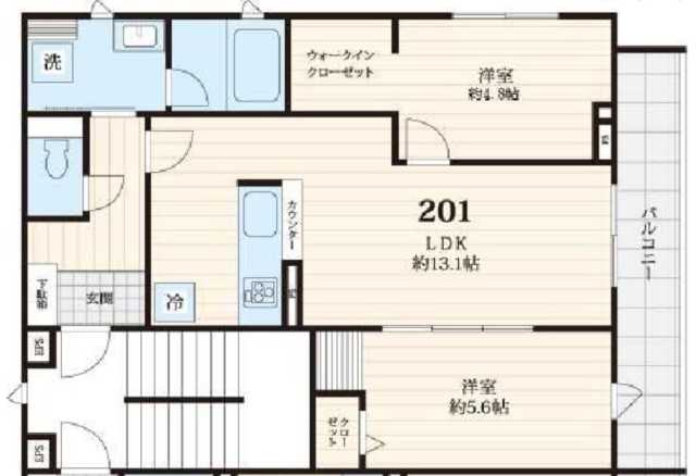 杉並区荻窪のマンションの間取り