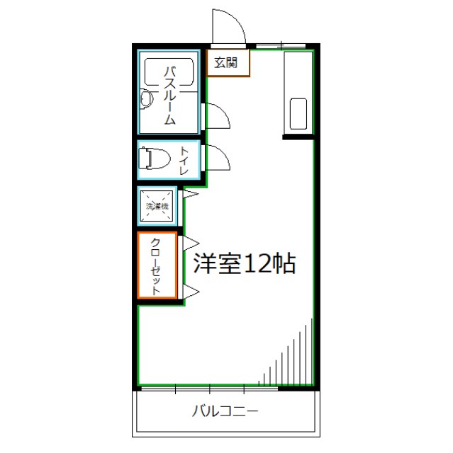 コーポ中村の間取り