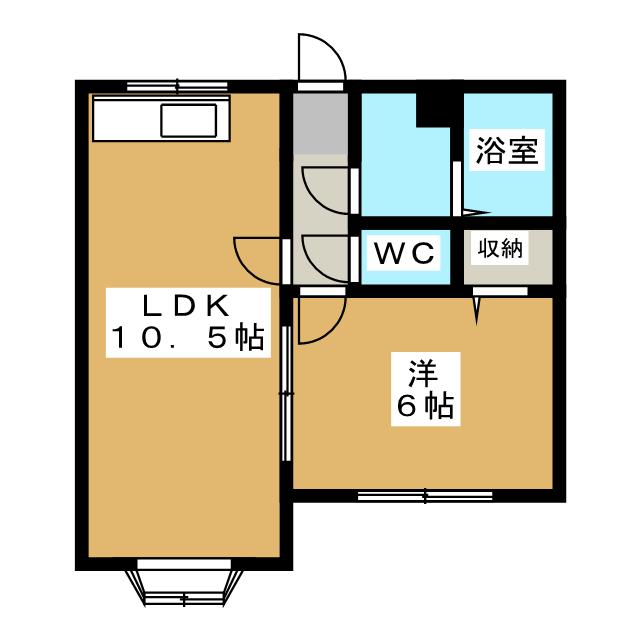 ハイム国谷の間取り