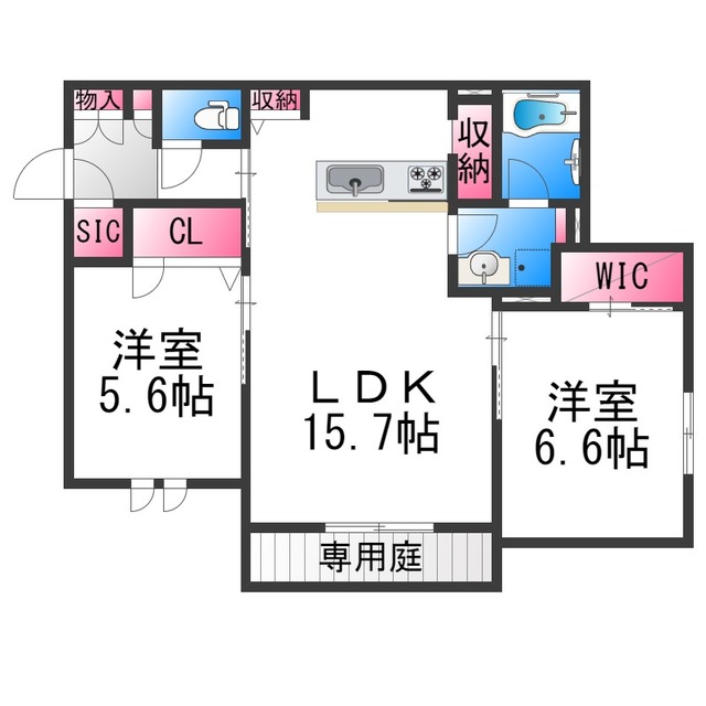 ｓｈａｍａｉｓｏｎ　Ｅｃｒａｃｉｅの間取り