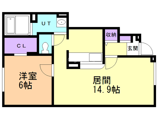 カモミールＡの間取り