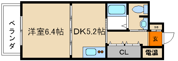 ファーイースト白川通の間取り