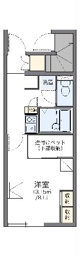 レオパレスグレイスコート参番館の間取り