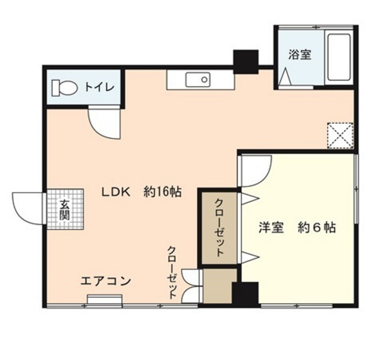 広島市西区楠木町のマンションの間取り