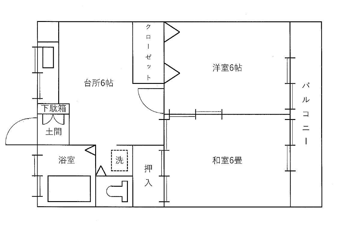 ニュー高松ハイツの間取り