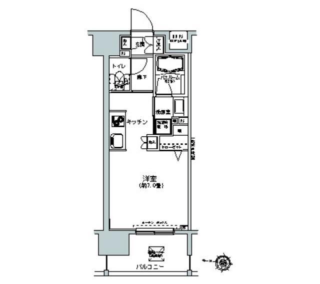 板橋区大和町のマンションの間取り