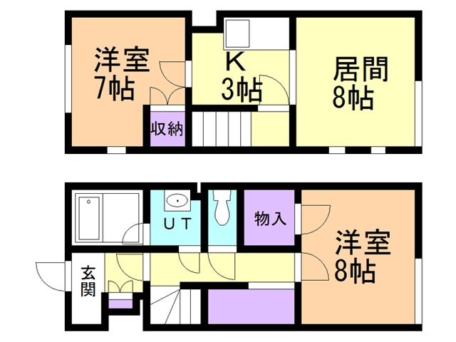 レオネクストユアーズ若竹の間取り