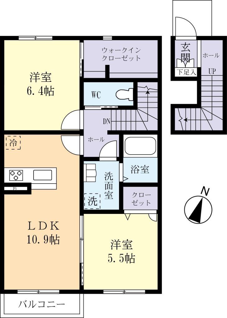 シエロ　アスールの間取り