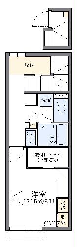 【レオパレス天草Iの間取り】