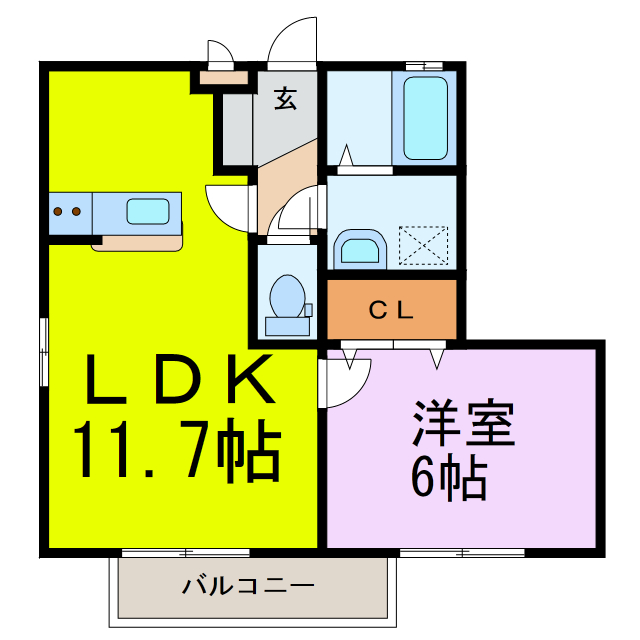 トミージュの間取り