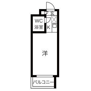 モナークマンション武蔵新城第1の間取り