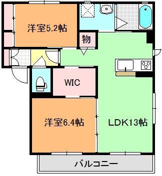 サンパティーＭ（ＳｈａＭａｉｓｏｎ）の間取り