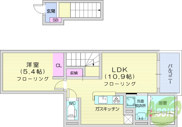 マサキヤCの間取り