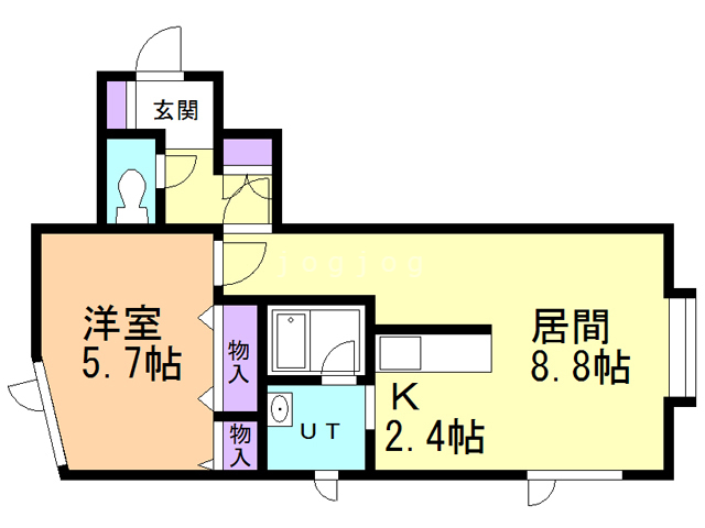 【ローム星置の間取り】