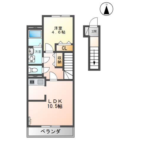 スターテラス大原の間取り