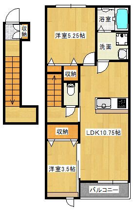 Ｐｒｅｚｉａ栄田の間取り