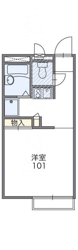 久喜市伊坂中央のアパートの間取り