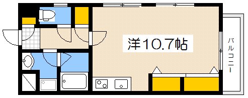 広島市西区庚午中のマンションの間取り