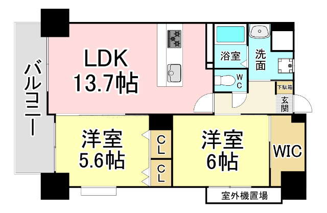 グランデールの間取り