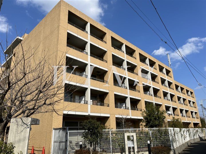 【川崎市多摩区中野島のマンションの建物外観】