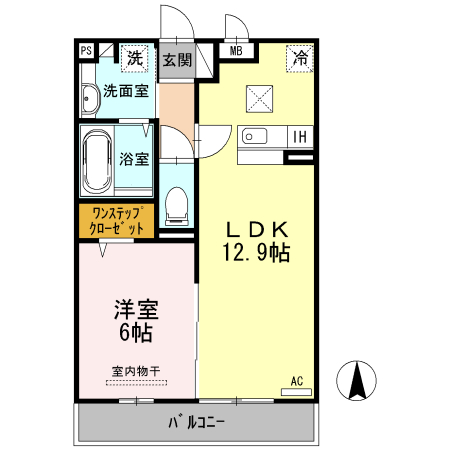 D-room フェニックス武庫川東の間取り