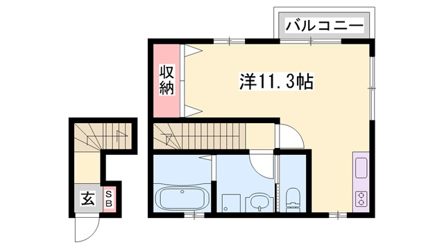 エルメゾンの間取り