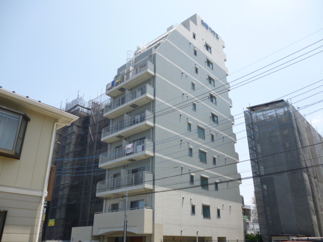 建物外観　外観タイル貼り　駅前マンション