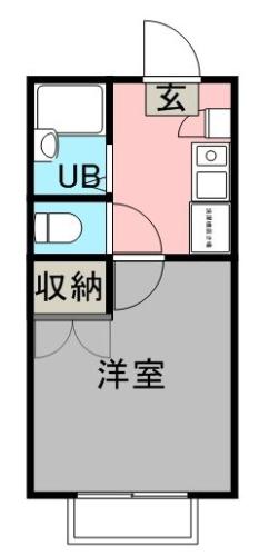 ＪＲ京浜東北線 蕨駅 徒歩6分 3階建 築32年の間取り写真