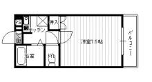 西本番町マンションの間取り